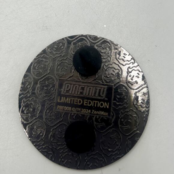 Brotherhood of Steel Insignia Glow in the Dark - Fallout Pinfinity AR Pin EUC - Picture 5 of 6